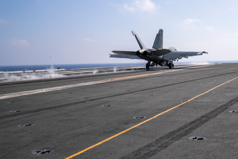 George Washington Conducts Flight Operations