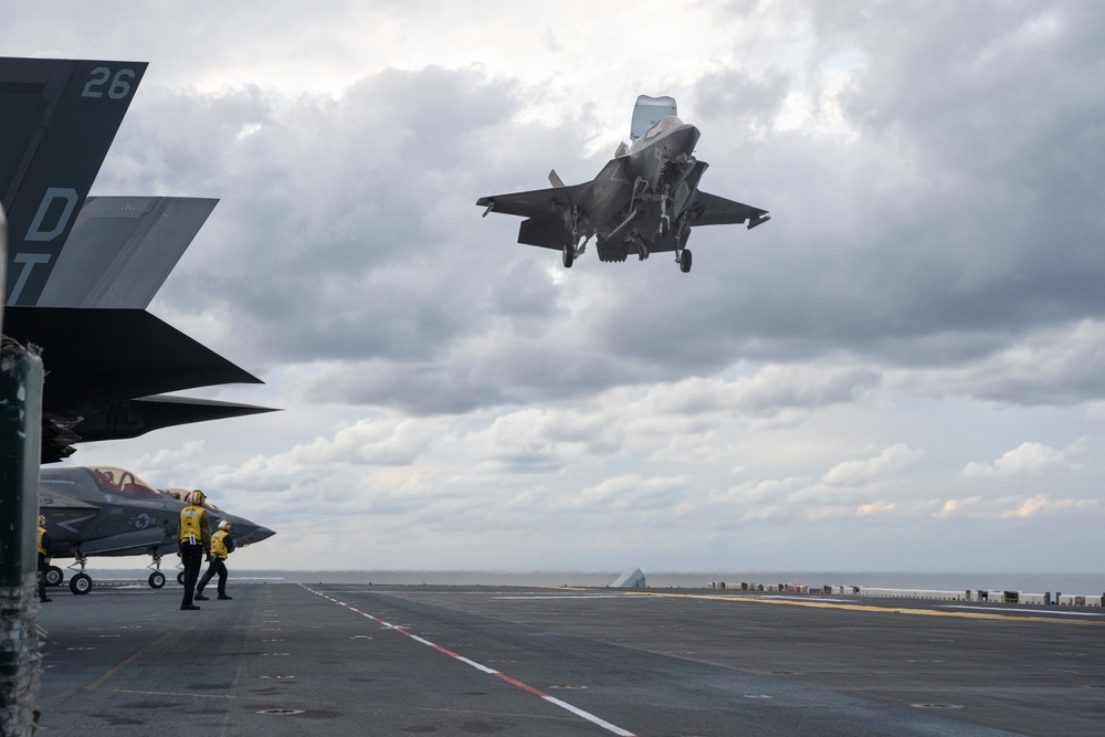 USS America (LHA 6) Conducts Flight Operations