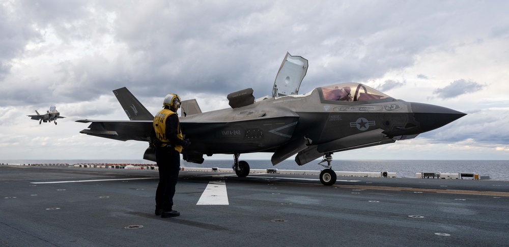 USS America (LHA 6) Conducts Flight Operations