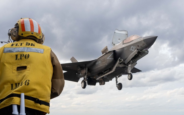 USS America (LHA 6) Conducts Flight Operations