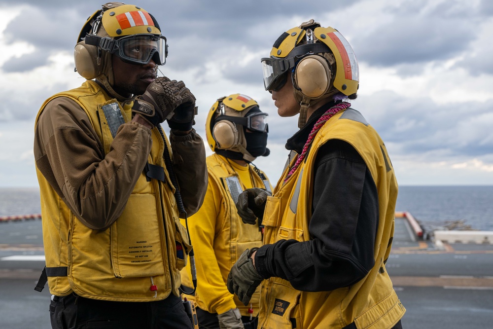 USS America (LHA 6) Conducts Flight Operations