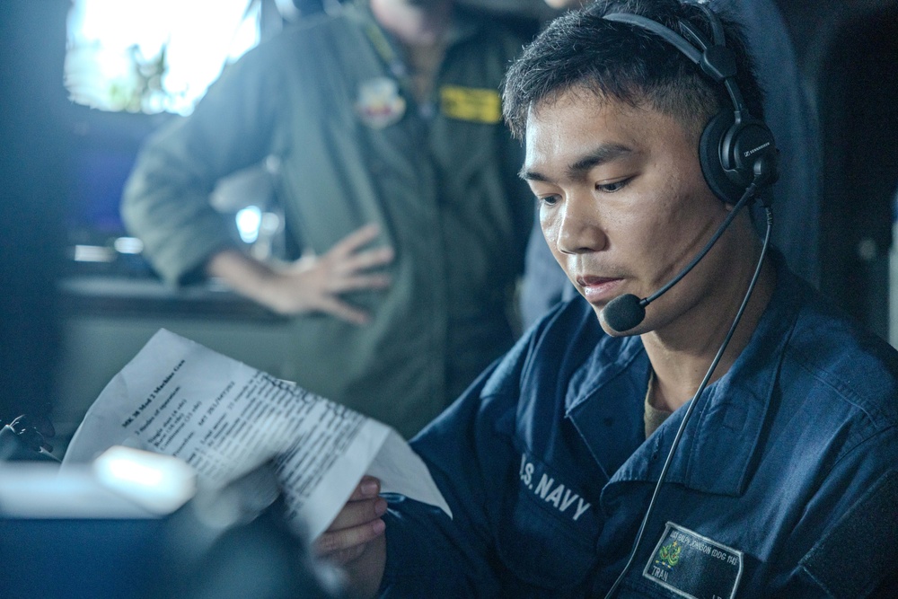USS Ralph Johnson conducts a Live-Fire Exercise
