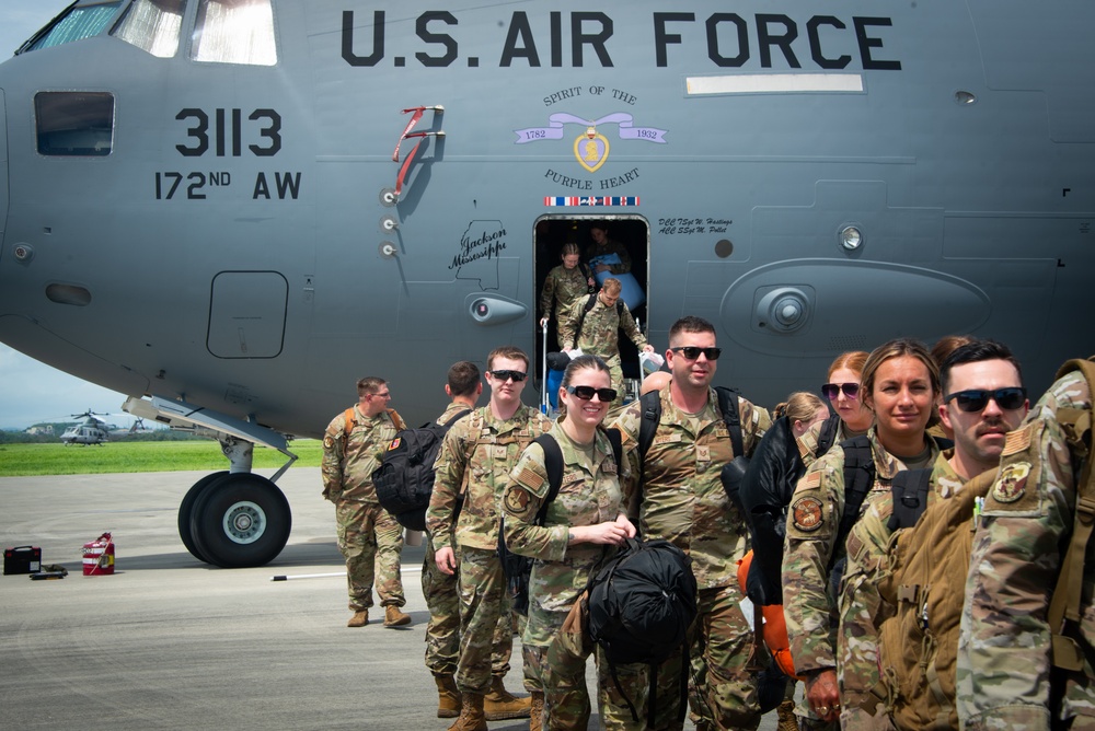 134th MSG Flight to Kadena AB