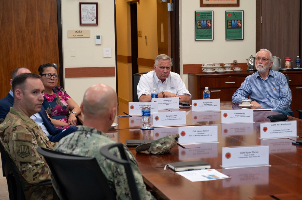 Chairman, House Committee on Veteran's Affairs Visits NAVSTA Rota