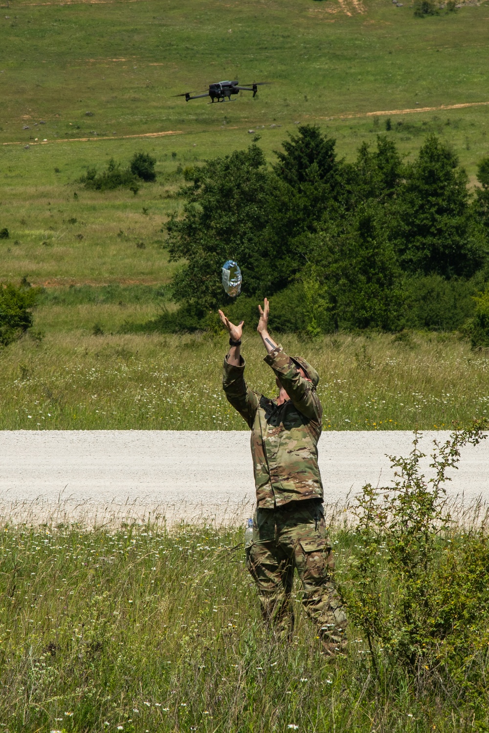U.S. Soldiers gain experience operating drones during Project Flytrap