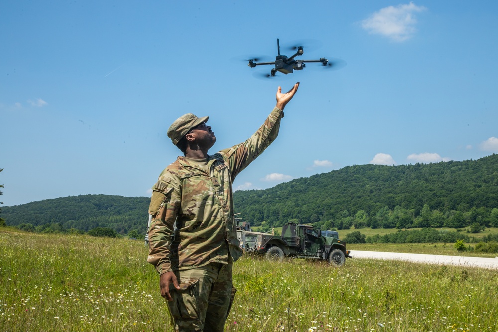 U.S. Soldiers gain experience operating drones during Project Flytrap