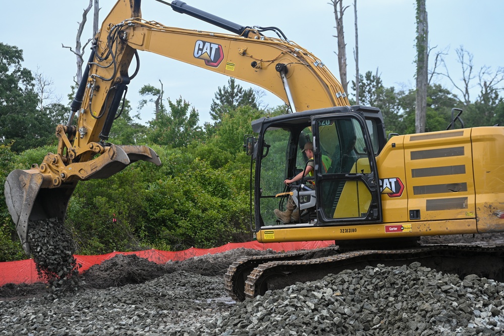 From Tarmac to Terrain: Air Guard Engineers Train and Build at Assateague Island