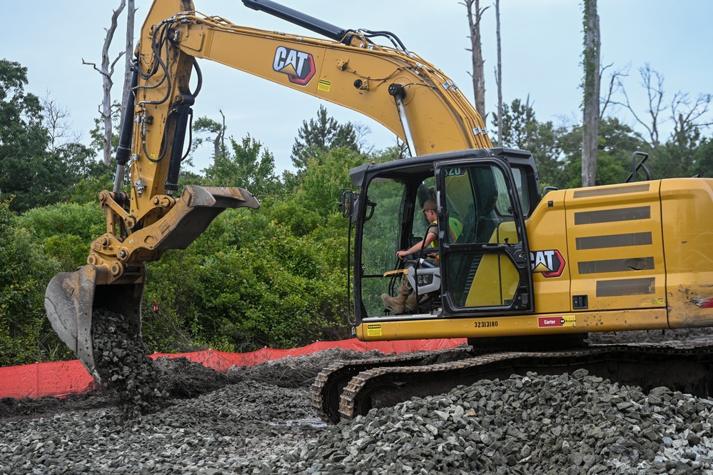 From Tarmac to Terrain: Air Guard Engineers Train and Build at Assateague Island