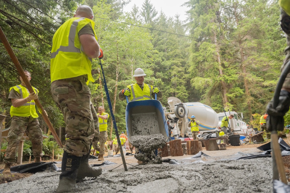 124th CES Trains and Serves in Redwood Forest