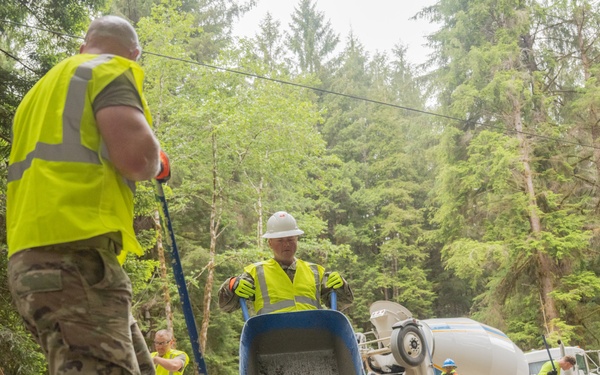 124th CES Trains and Serves in Redwood Forest