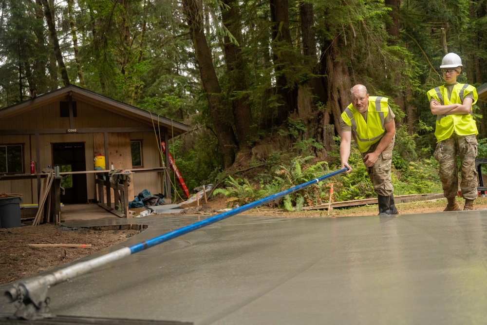 124th CES Trains and Serves in Redwood Forest