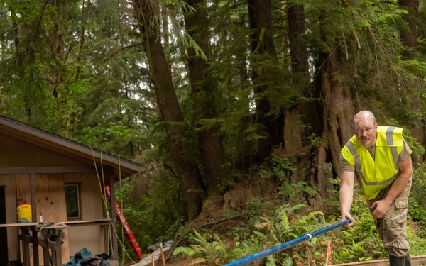 124th CES Trains and Serves in Redwood Forest