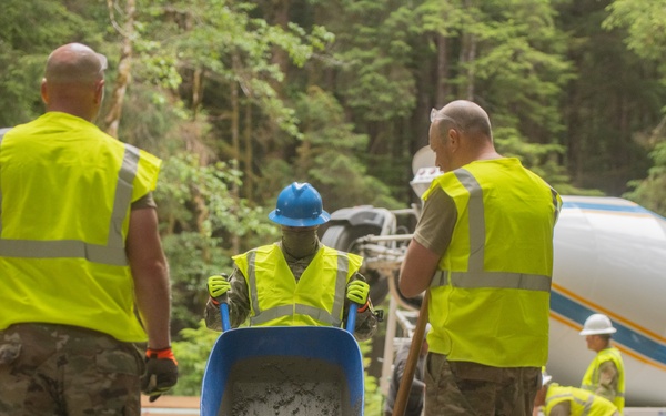 124th CES Trains and Serves in Redwood Forest