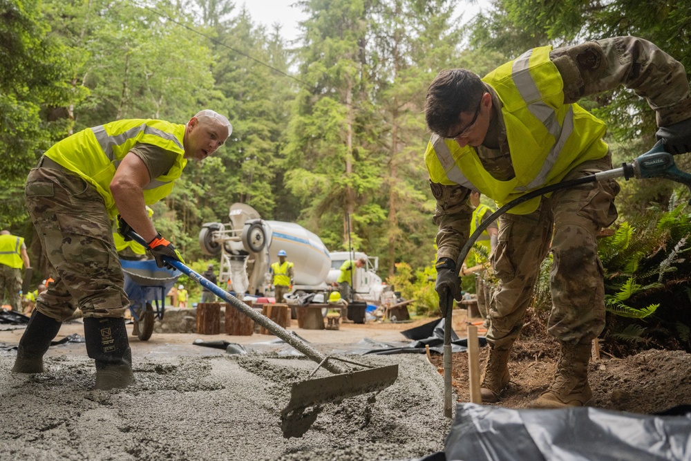 124th CES Trains and Serves in Redwood Forest
