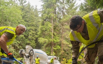 124th CES Trains and Serves in Redwood Forest