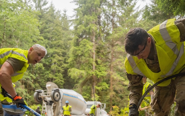124th CES Trains and Serves in Redwood Forest