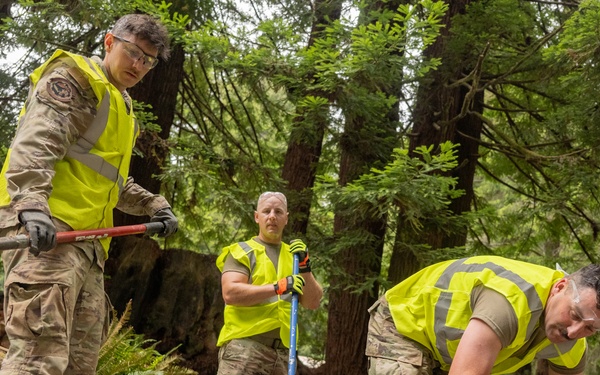 124th CES Trains and Serves in Redwood Forest