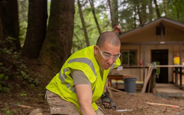 124th CES Trains and Serves in Redwood Forest