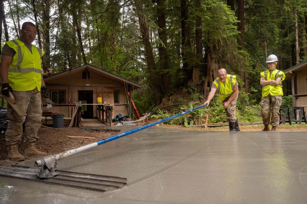 124th CES Trains and Serves in Redwood Forest