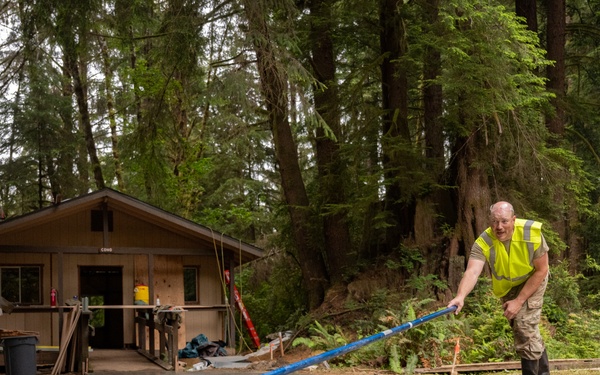 124th CES Trains and Serves in Redwood Forest