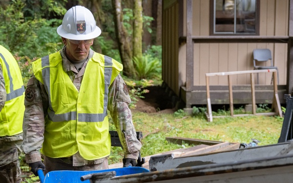 124th CES Trains and Serves in Redwood Forest
