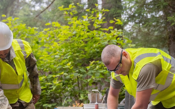 124th CES Trains and Serves in Redwood Forest