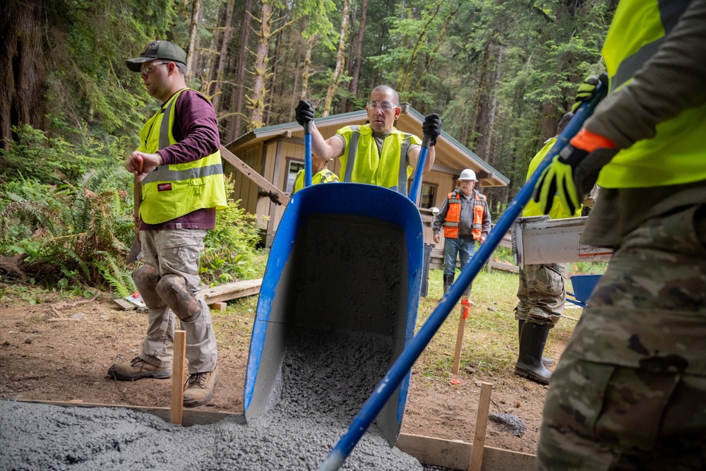 124th CES Trains and Serves in Redwood Forest