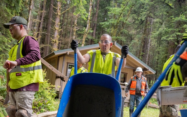 124th CES Trains and Serves in Redwood Forest