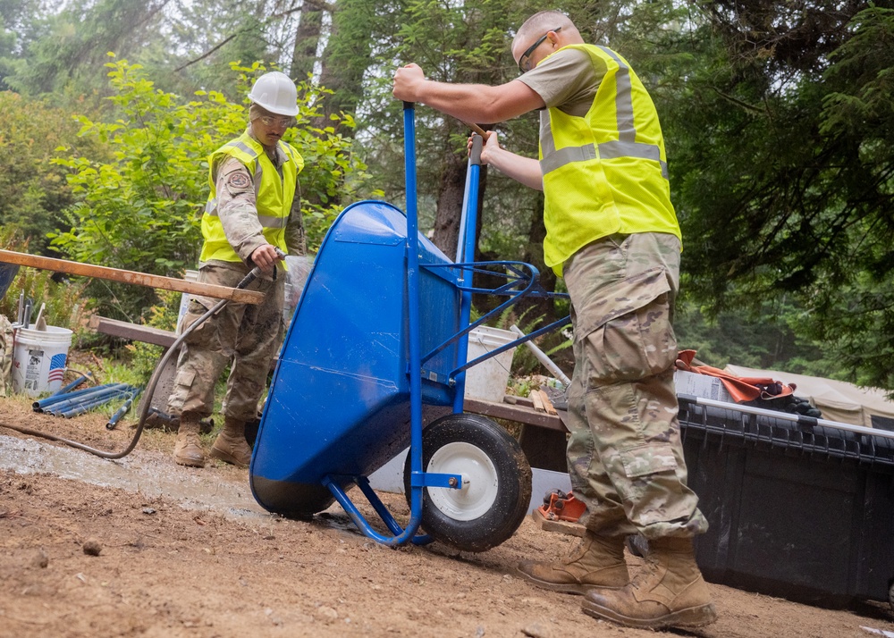 124th CES Trains and Serves in Redwood Forest