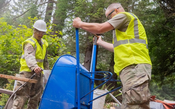 124th CES Trains and Serves in Redwood Forest