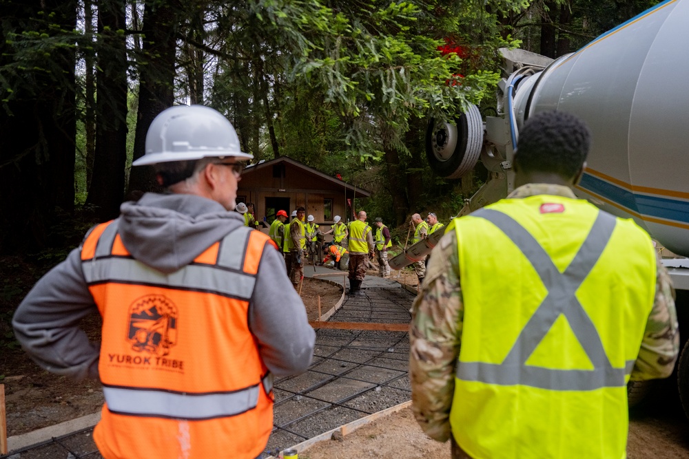 124th CES Trains and Serves in Redwood Forest