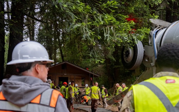 124th CES Trains and Serves in Redwood Forest