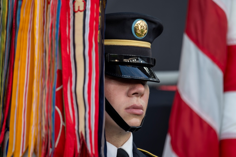 Joint Armed Forces Color Guard Opens FIFA Match in D.C.