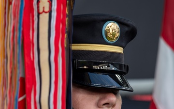 Joint Armed Forces Color Guard Opens FIFA Match in D.C.