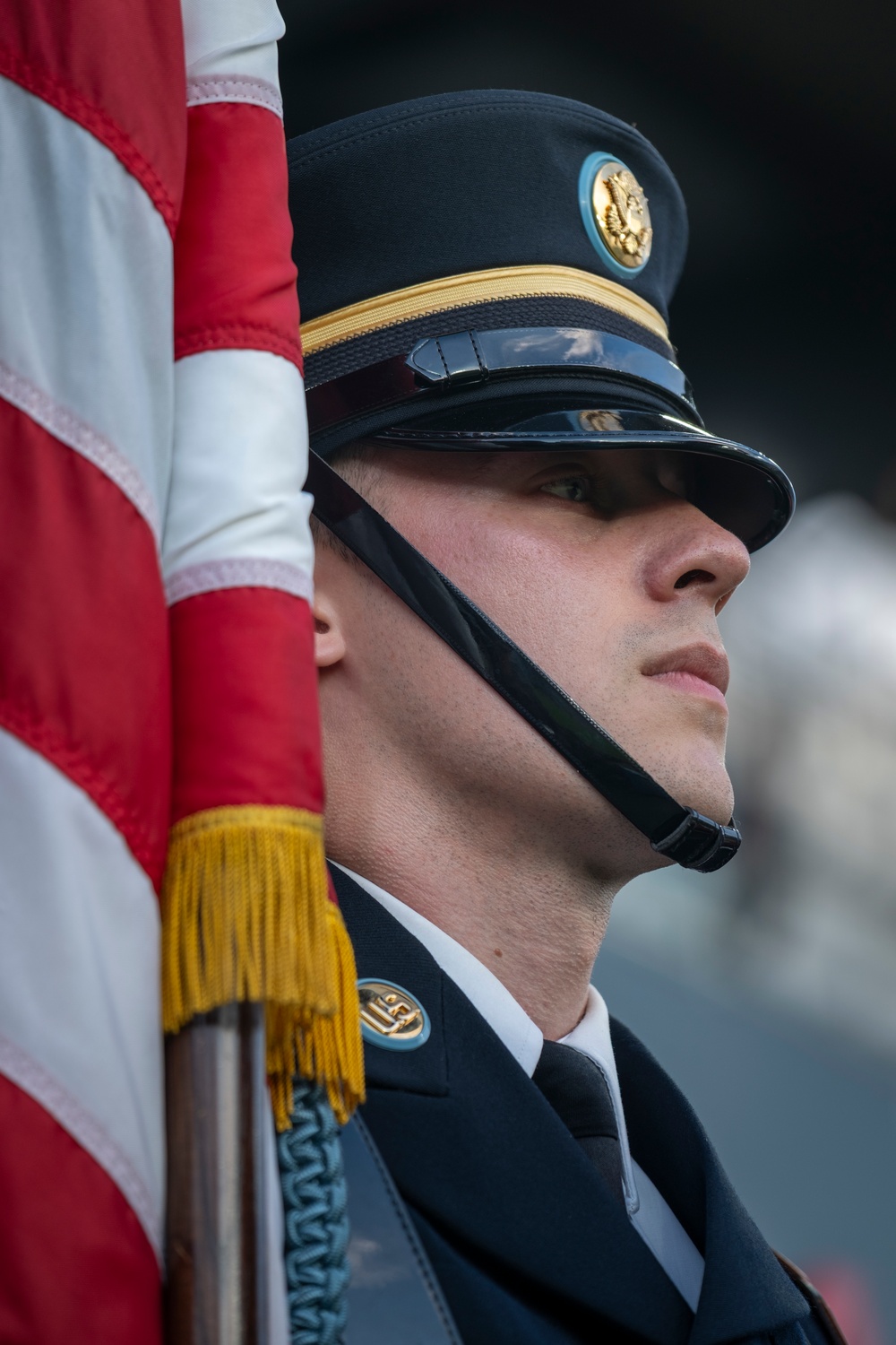 Joint Armed Forces Color Guard Opens FIFA Match in D.C.
