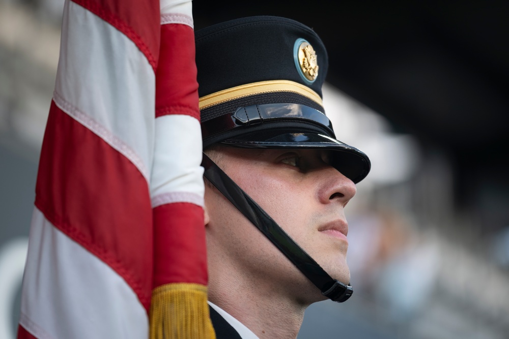 Joint Armed Forces Color Guard Opens FIFA Match in D.C.