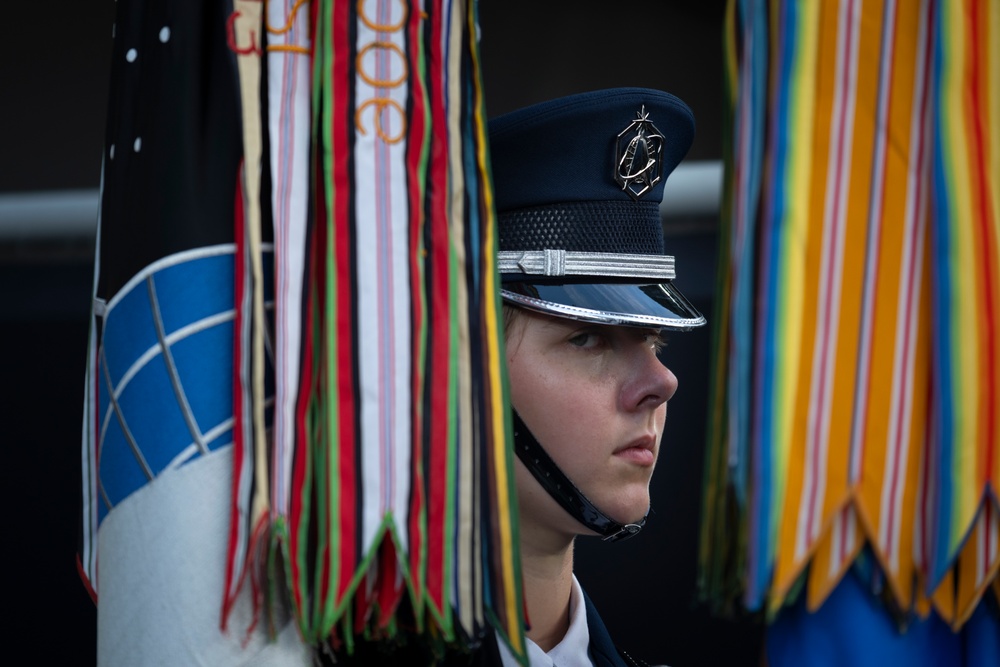 Joint Armed Forces Color Guard Opens FIFA Match in D.C.