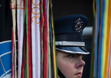Joint Armed Forces Color Guard Opens FIFA Match in D.C.
