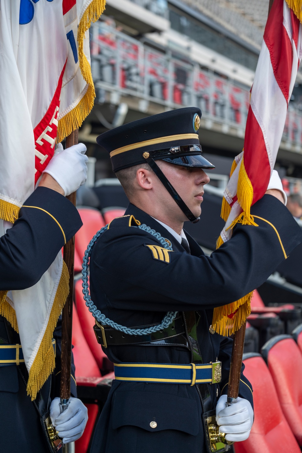 Joint Armed Forces Color Guard Opens FIFA Match in D.C.