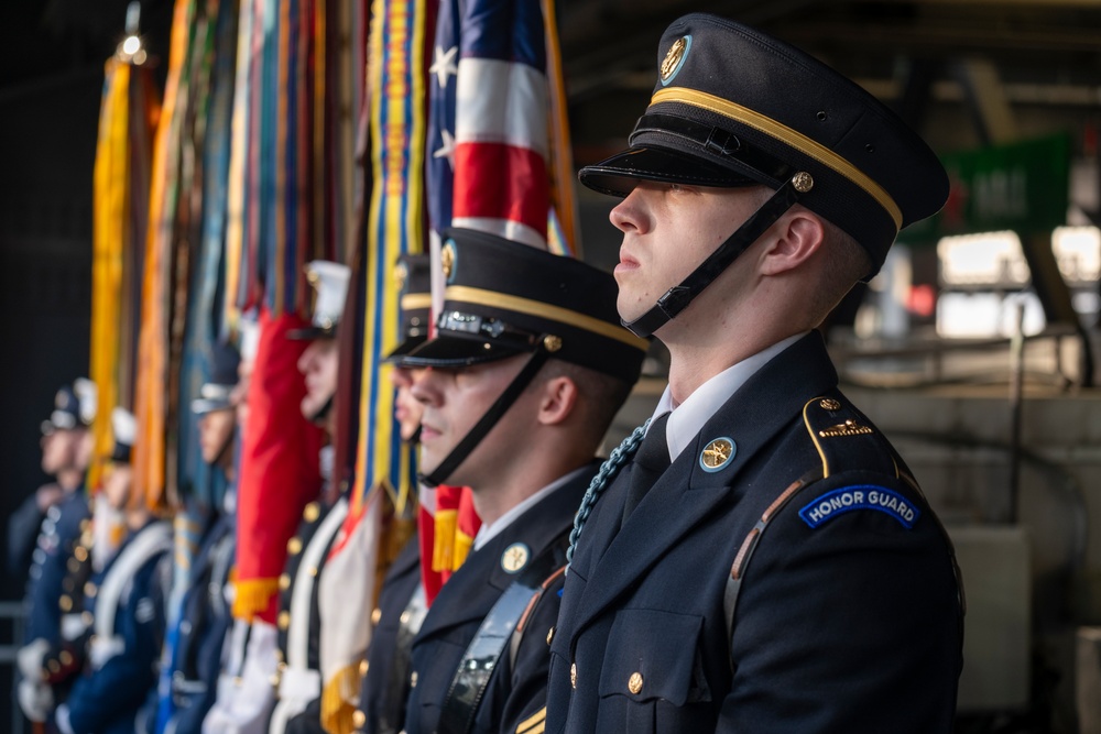 Joint Armed Forces Color Guard Opens FIFA Match in D.C.