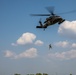 12th Combat Aviation Brigade Soldiers conduct MEDEVAC hoist training with a UH-60 Black Hawk helicopter