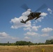 12th Combat Aviation Brigade Soldiers conduct MEDEVAC hoist training with a UH-60 Black Hawk helicopter