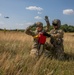 12th Combat Aviation Brigade Soldiers conduct MEDEVAC hoist training with a UH-60 Black Hawk helicopter