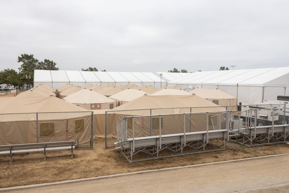 Civilian contractors set up in greater Los Angeles area to support Task Force 51