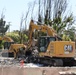 Debris removal in the Pacific Palisades