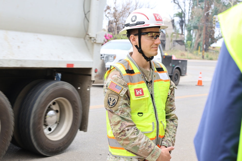 USACE interview in the Pacific Palisades