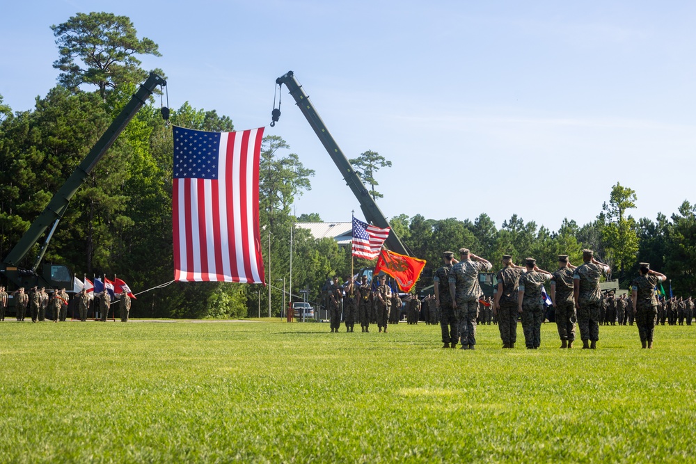 CLB-22 Change of Command