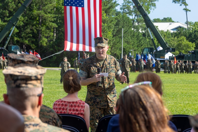 CLB-22 Change of Command