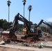 Debris removal in the Pacific Palisades