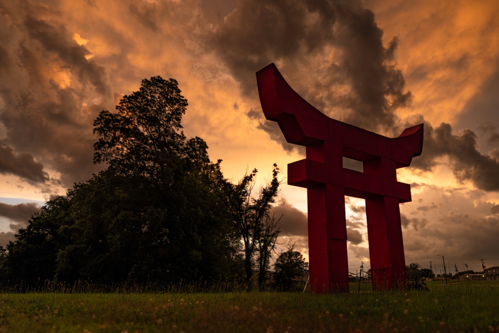 Sunset at RAK Playground